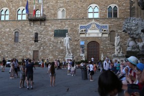 Palazzo Vecchio ir Dovydo kopija