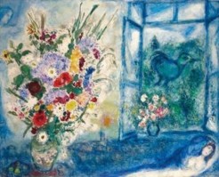 Marc Chagall, Bouquet by the Window, 1959–1960.