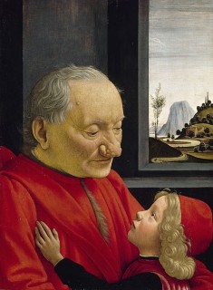 Domenico Ghirlandaio, Portrait of an Old Man and a Young Boy, 1490.