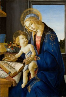 Sandro Botticelli, The Virgin and Child, The Madonna of the Book, 1480.